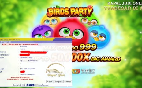 Info Kemenangan Bermain Slot Birds Party