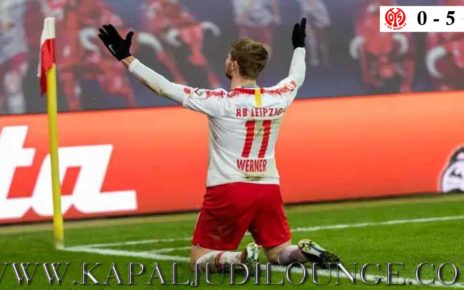 RB Leipzig Bantai Habis Mainz Menang Lima Gol Tanpa Balas