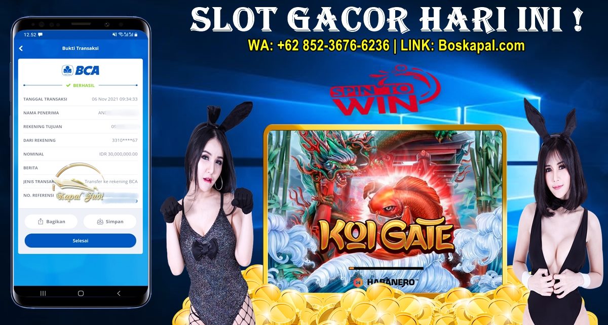 Jackpot Slot Habanero Koi Gate Hingga 30 Juta!