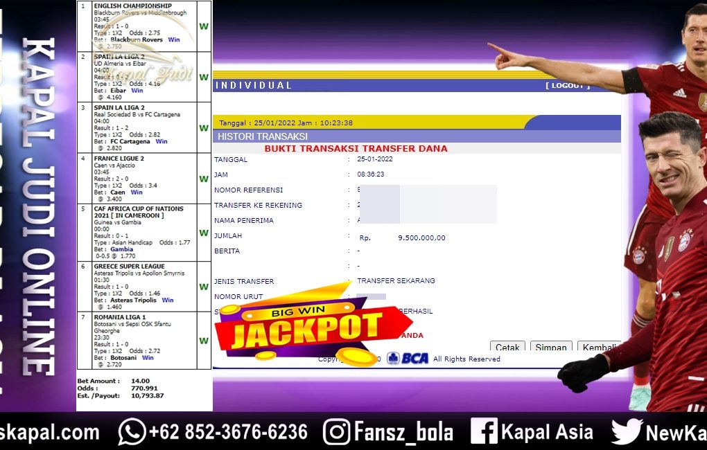 Jackpot Hingga 10 Jutaan Dari Modal Receh RP 14.000